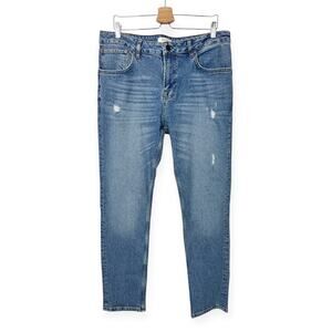 Reiss Denim Jeans High Rise Straigt‎ Leg